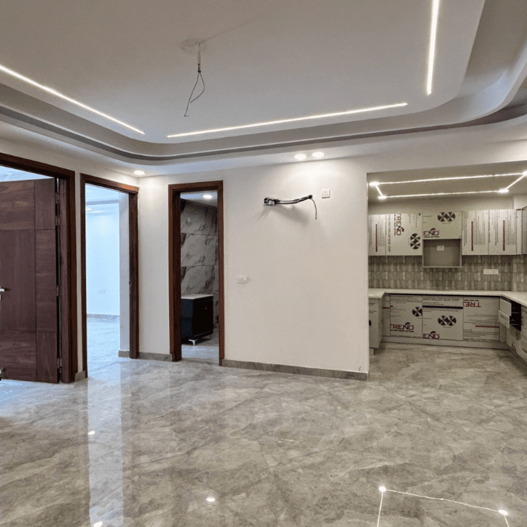 3 BHK flat in gated society