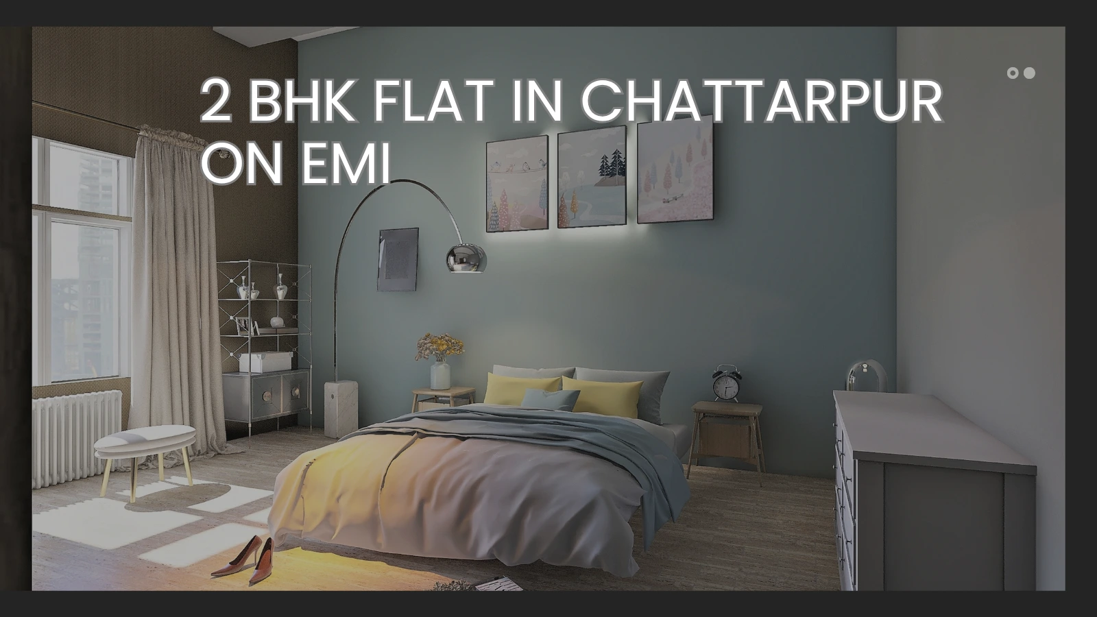 2 BHK flat in Chattarpur on EMI