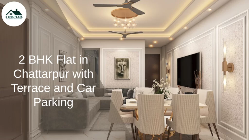 2 BHK Flat with Car parking and terrace
