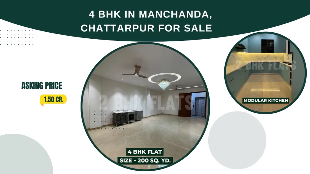 4 BHK in Manchanda, Chattarpur for sale