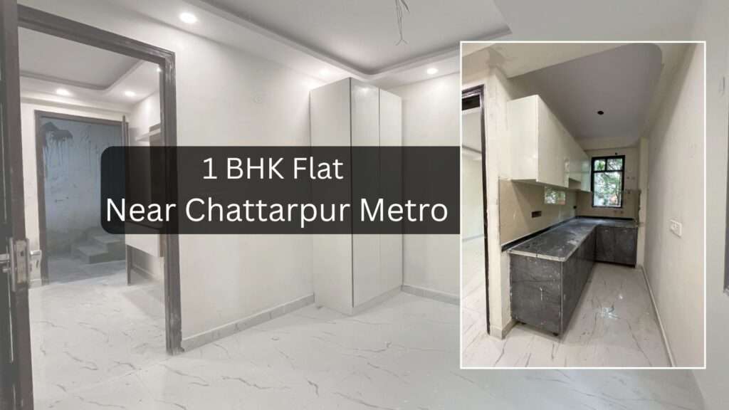 1 BHK Flat near Chattarpur Metro