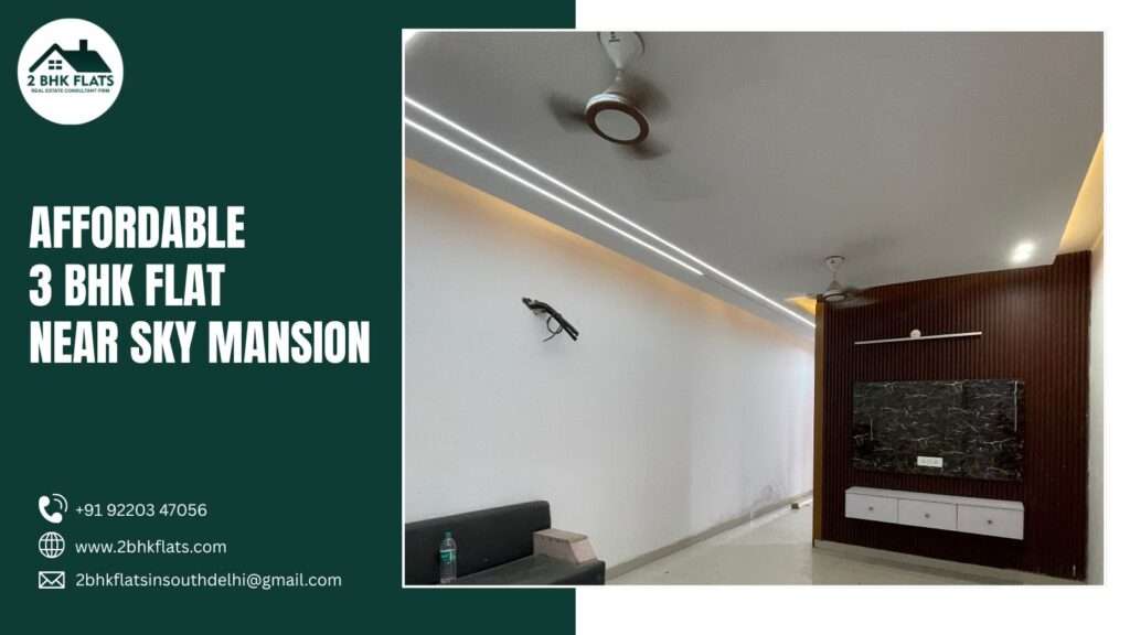 Affordable 3 BHK Flat Near Sky Mansion