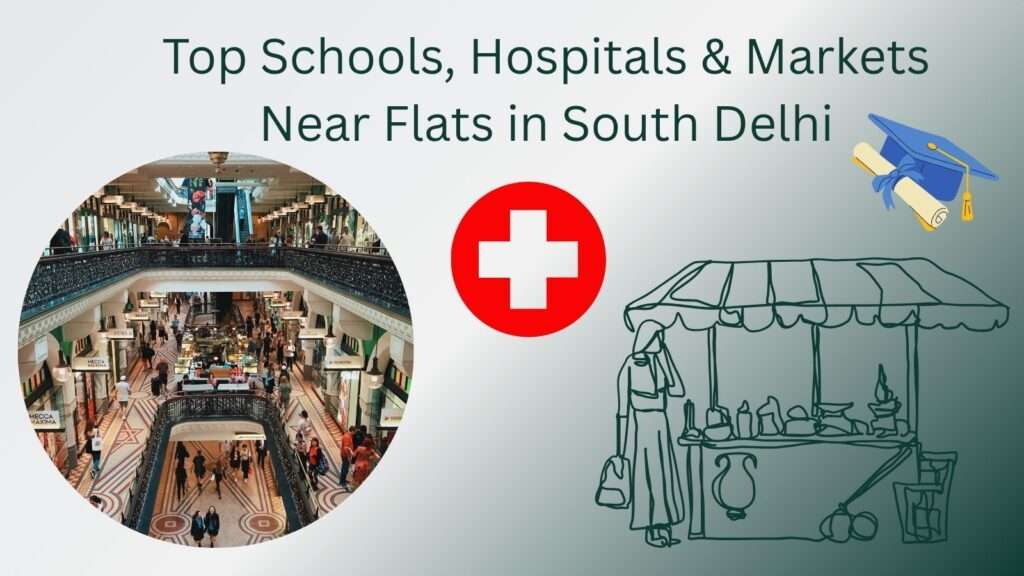 Top Schools, Hospitals & Markets Near Flats in South Delhi