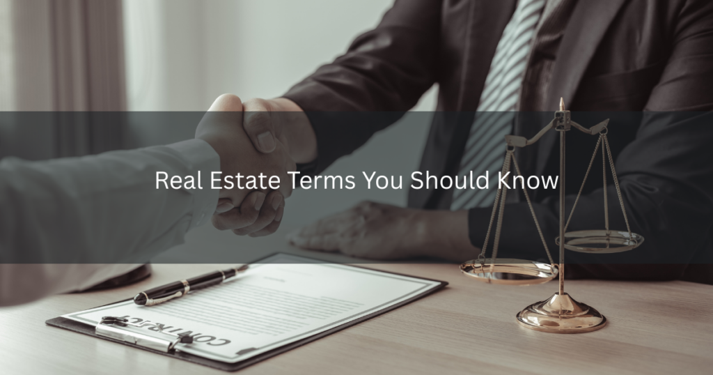 Real Estate Terms You Should Know